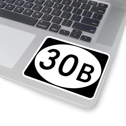 Vermont 30B (Vermont) (Road Sign) STICKER Vinyl Kiss-Cut Decal - The Sticker Space
