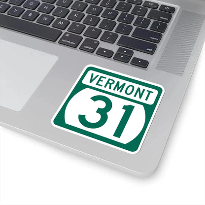 Vermont 31 (Vermont) (Road Sign) STICKER Vinyl Kiss-Cut Decal - The Sticker Space