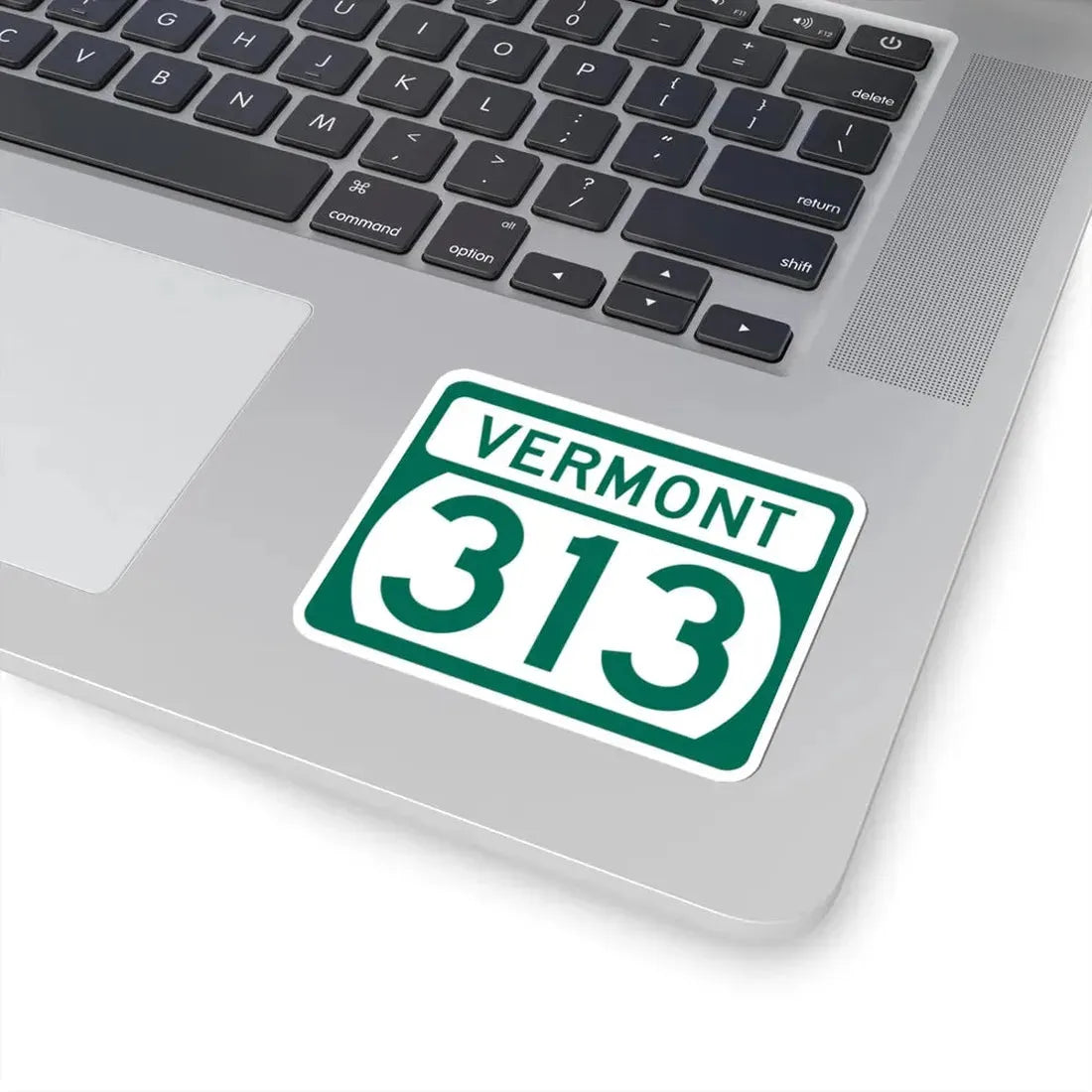 Vermont 313 (Vermont) (Road Sign) STICKER Vinyl Kiss-Cut Decal - The Sticker Space