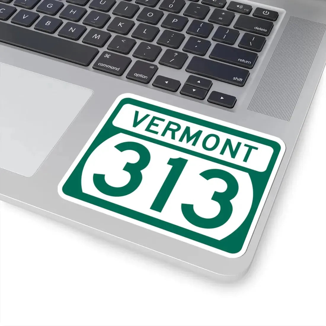 Vermont 313 (Vermont) (Road Sign) STICKER Vinyl Kiss-Cut Decal - The Sticker Space