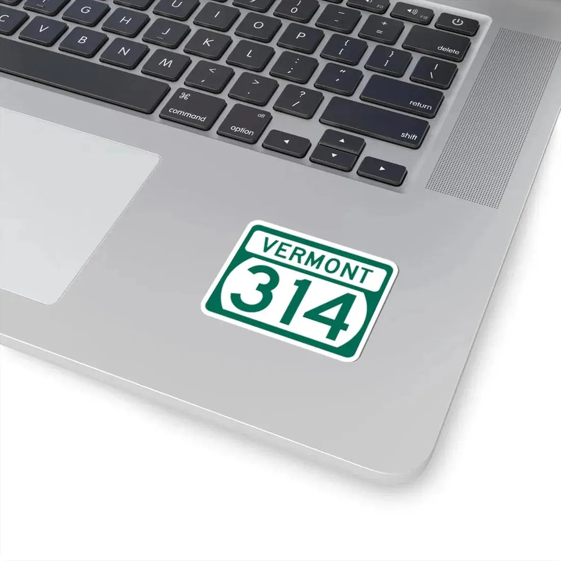 Vermont 314 (Vermont) (Road Sign) STICKER Vinyl Kiss-Cut Decal - The Sticker Space