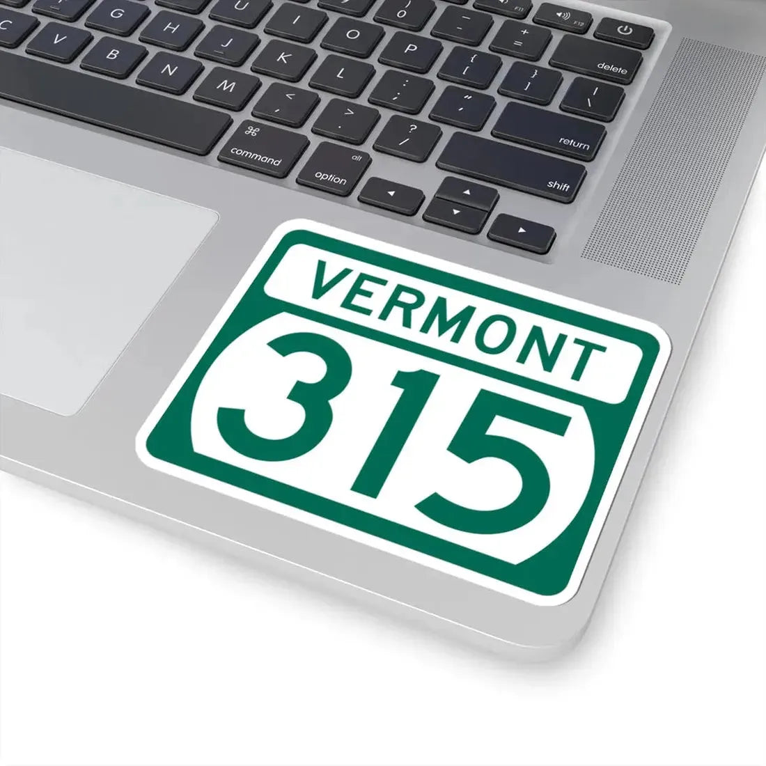 Vermont 315 (Vermont) (Road Sign) STICKER Vinyl Kiss-Cut Decal - The Sticker Space