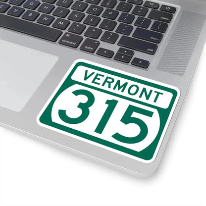 Vermont 315 (Vermont) (Road Sign) STICKER Vinyl Kiss-Cut Decal - The Sticker Space