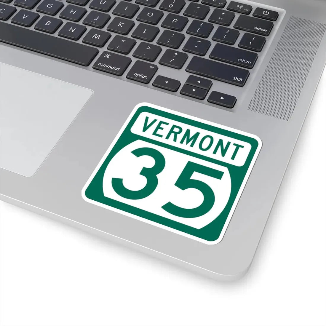 Vermont 35 (Vermont) (Road Sign) STICKER Vinyl Kiss-Cut Decal - The Sticker Space
