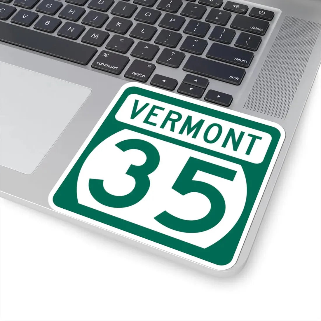 Vermont 35 (Vermont) (Road Sign) STICKER Vinyl Kiss-Cut Decal - The Sticker Space