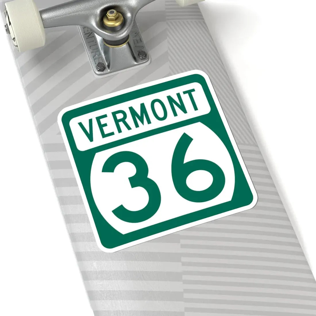 Vermont 36 (Vermont) (Road Sign) STICKER Vinyl Kiss-Cut Decal - The Sticker Space