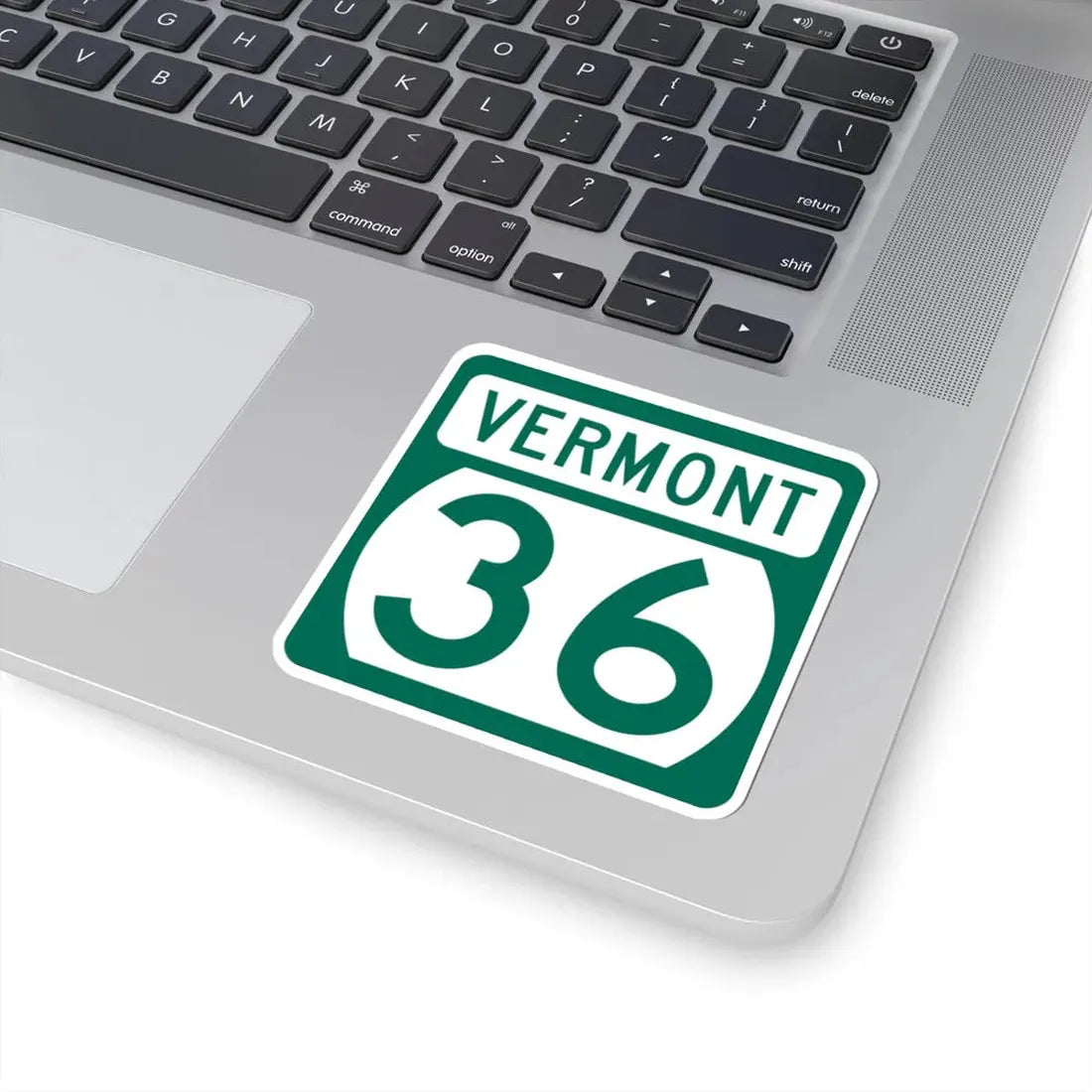 Vermont 36 (Vermont) (Road Sign) STICKER Vinyl Kiss-Cut Decal - The Sticker Space