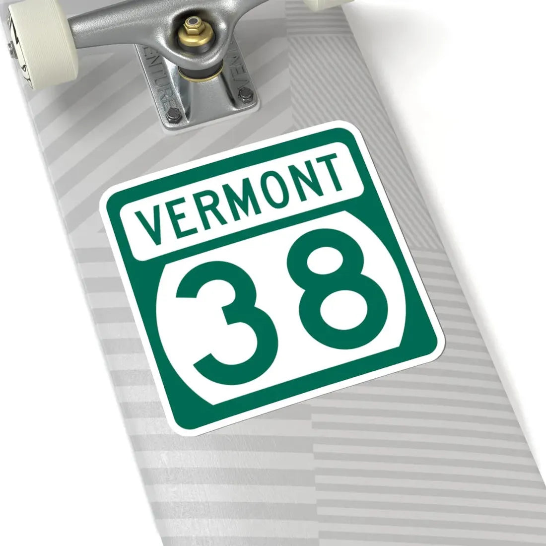 Vermont 38 (Vermont) (Road Sign) STICKER Vinyl Kiss-Cut Decal - The Sticker Space