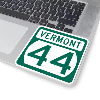 Vermont 44 (Vermont) (Road Sign) STICKER Vinyl Kiss-Cut Decal - The Sticker Space