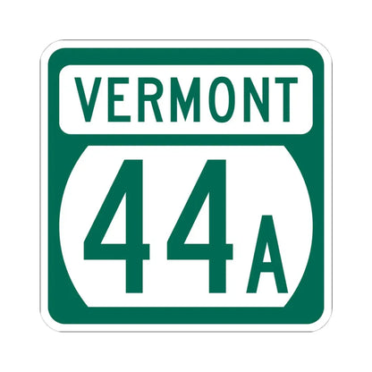 Vermont 44A (Vermont) (Road Sign) STICKER Vinyl Kiss-Cut Decal 4 Inch White - The Sticker Space