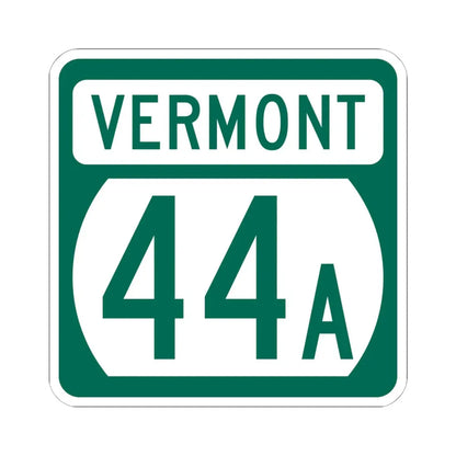 Vermont 44A (Vermont) (Road Sign) STICKER Vinyl Kiss-Cut Decal 6 Inch White - The Sticker Space