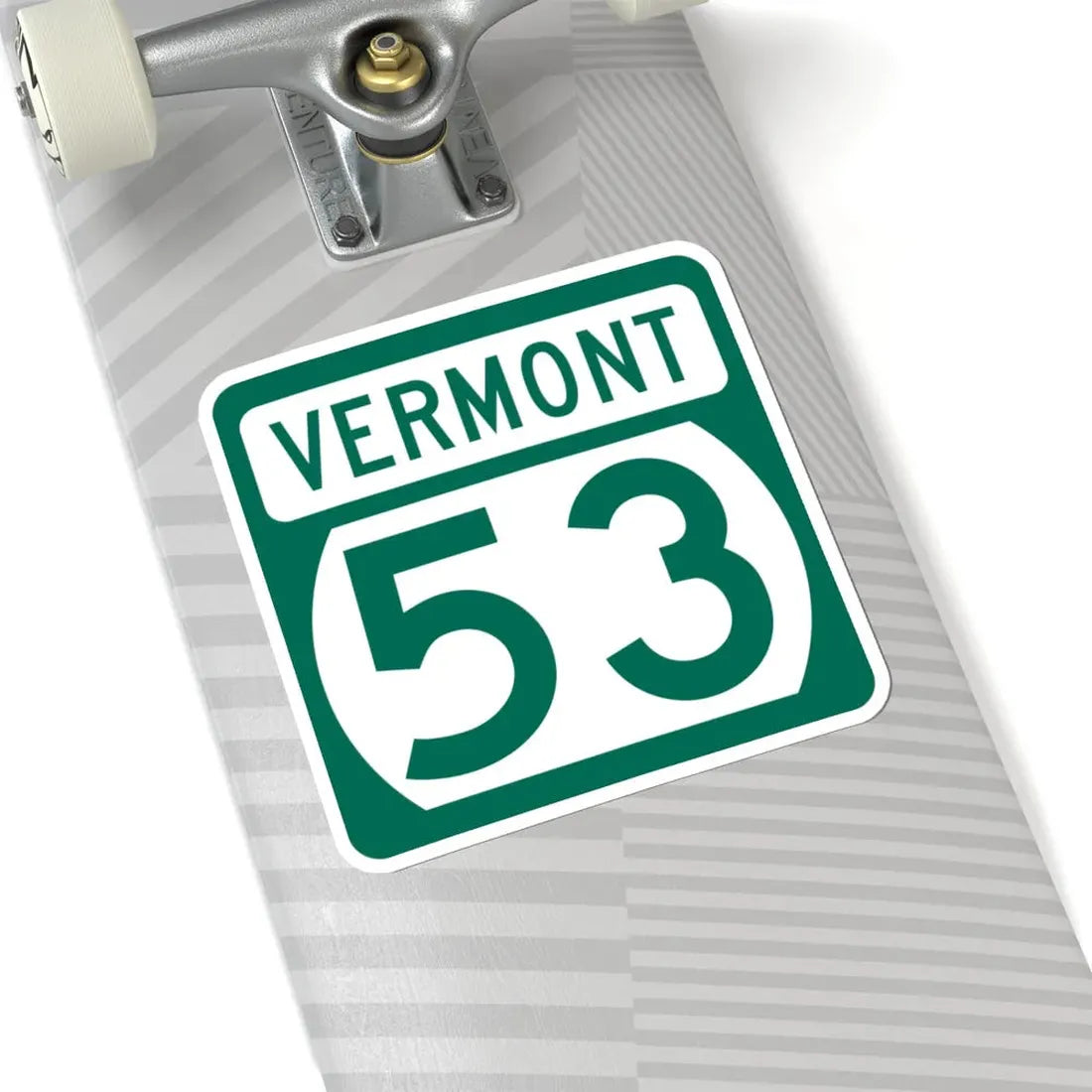 Vermont 53 (Vermont) (Road Sign) STICKER Vinyl Kiss-Cut Decal - The Sticker Space