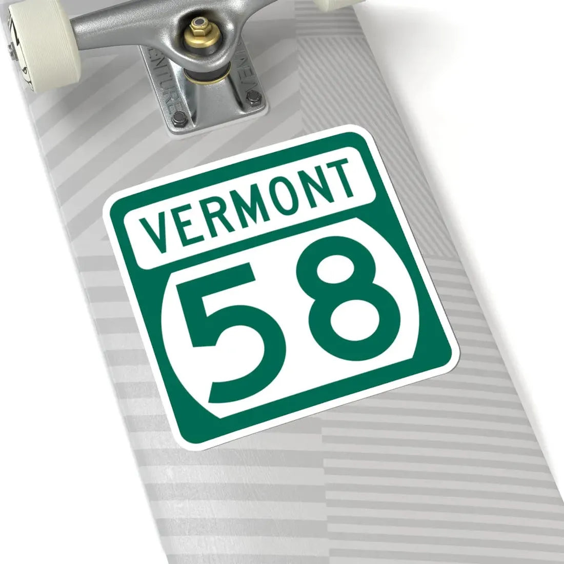 Vermont 58 (Vermont) (Road Sign) STICKER Vinyl Kiss-Cut Decal - The Sticker Space