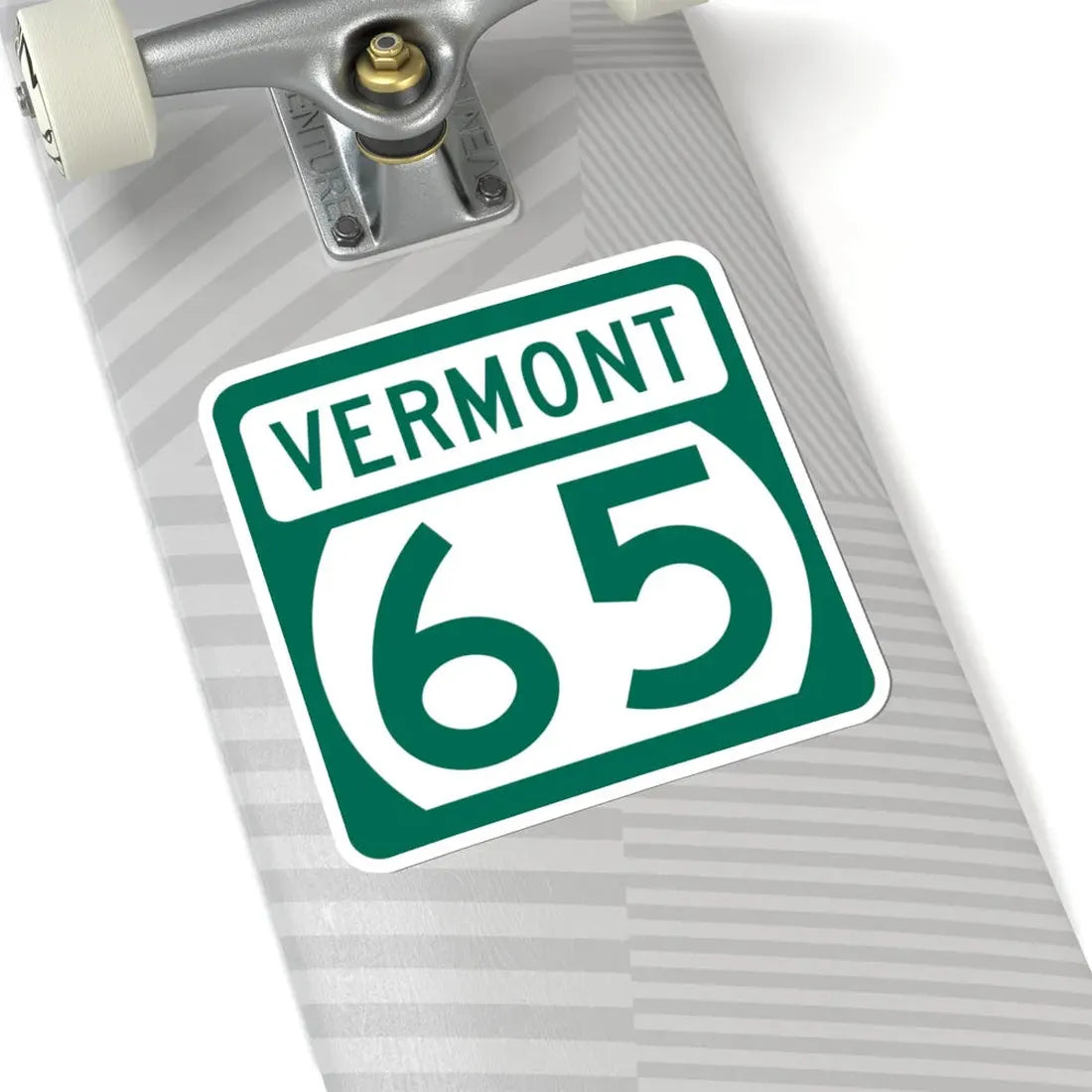Vermont 65 (Vermont) (Road Sign) STICKER Vinyl Kiss-Cut Decal - The Sticker Space