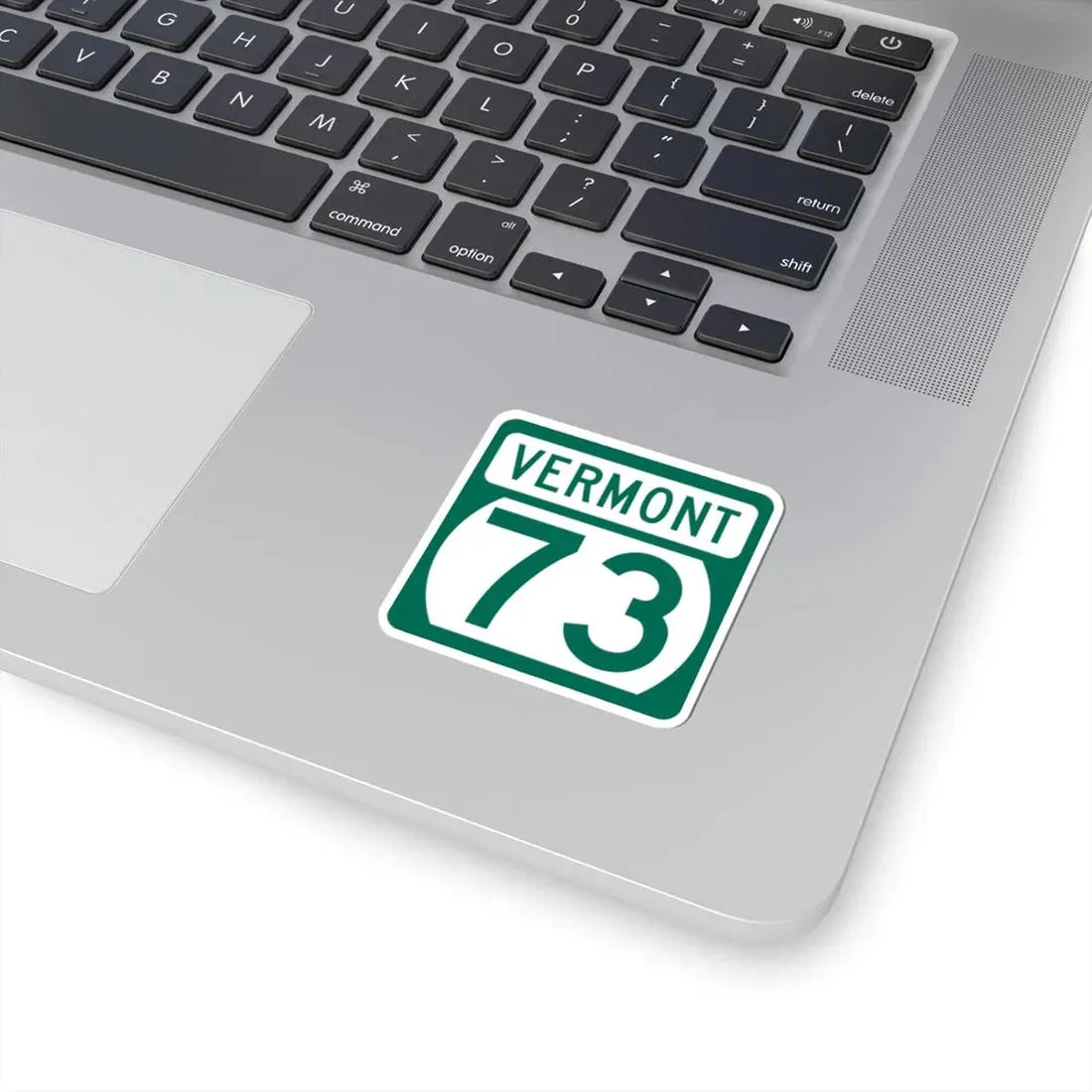 Vermont 73 (Vermont) (Road Sign) STICKER Vinyl Kiss-Cut Decal - The Sticker Space