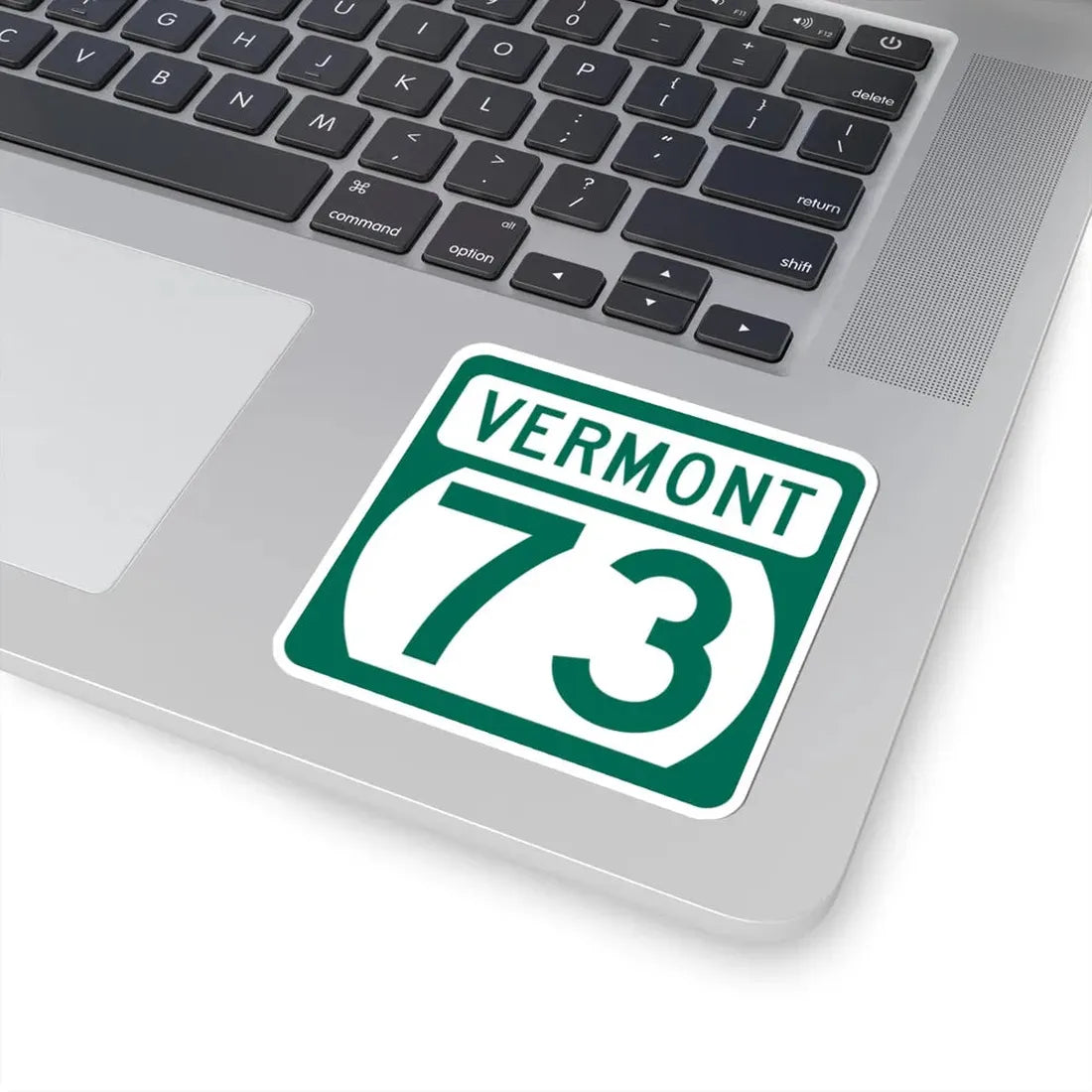 Vermont 73 (Vermont) (Road Sign) STICKER Vinyl Kiss-Cut Decal - The Sticker Space