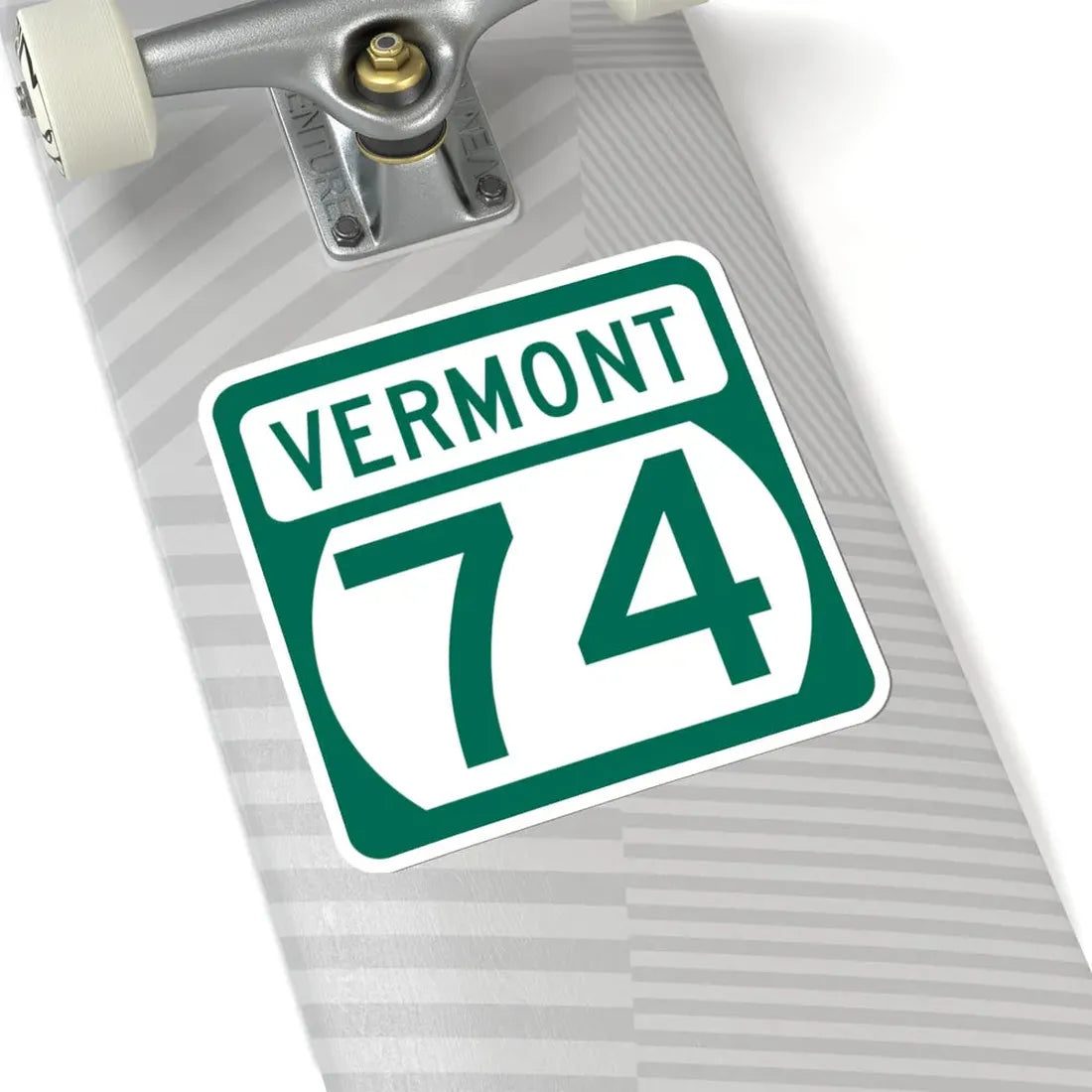 Vermont 74 (Vermont) (Road Sign) STICKER Vinyl Kiss-Cut Decal - The Sticker Space