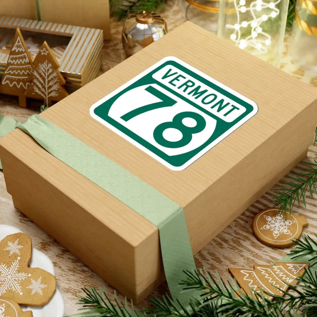 Vermont 78 (Vermont) (Road Sign) STICKER Vinyl Kiss-Cut Decal - The Sticker Space