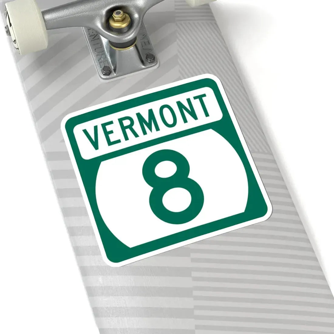 Vermont 8 (Vermont) (Road Sign) STICKER Vinyl Kiss-Cut Decal - The Sticker Space