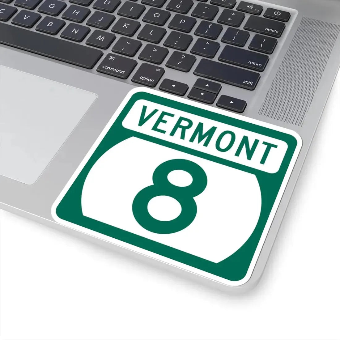 Vermont 8 (Vermont) (Road Sign) STICKER Vinyl Kiss-Cut Decal - The Sticker Space