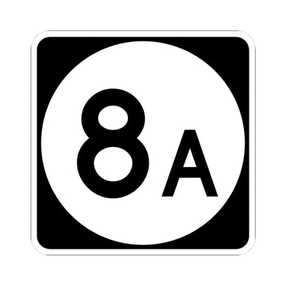 Vermont 8A town (Vermont) (Road Sign) STICKER Vinyl Kiss-Cut Decal 3 Inch White - The Sticker Space