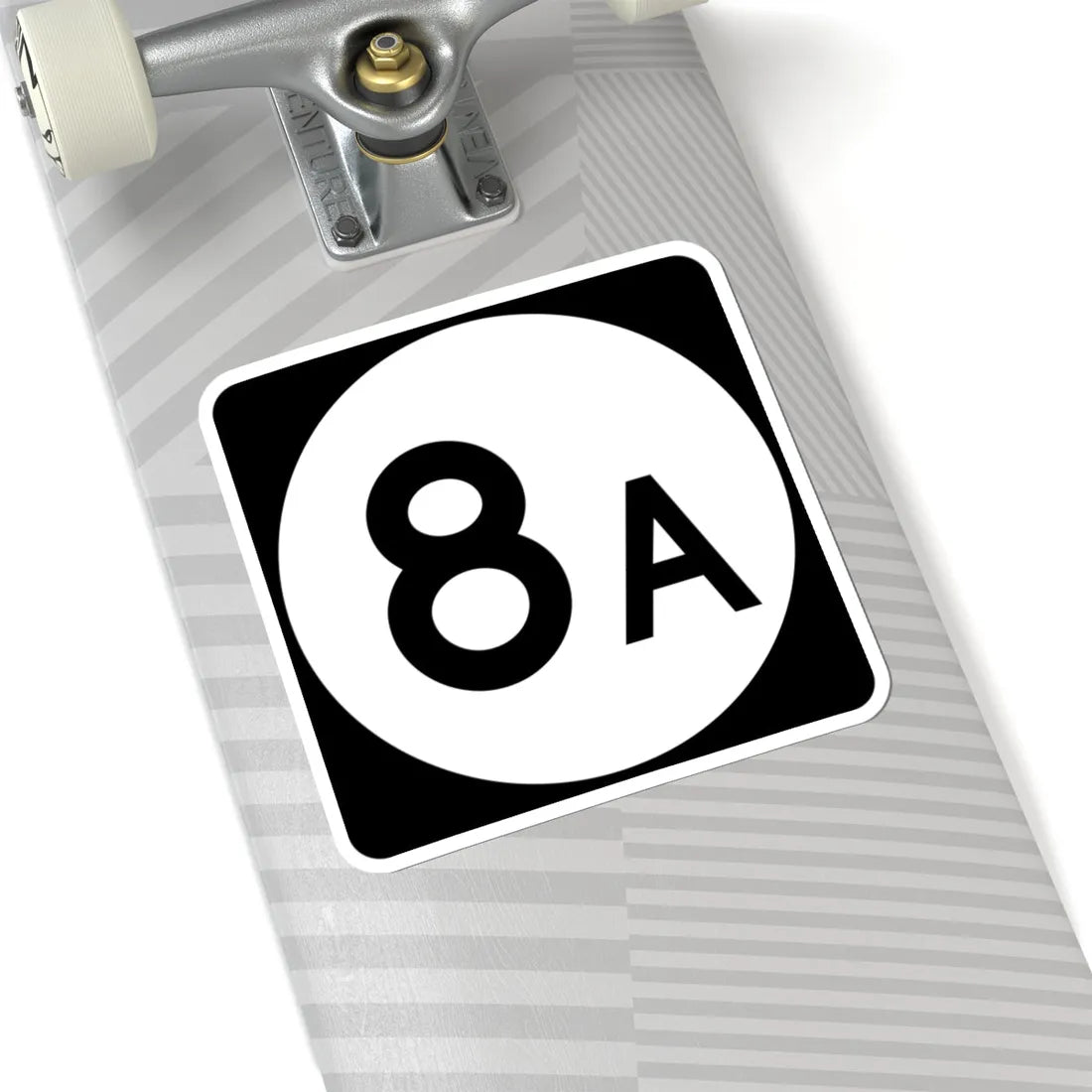 Vermont 8A town (Vermont) (Road Sign) STICKER Vinyl Kiss-Cut Decal - The Sticker Space