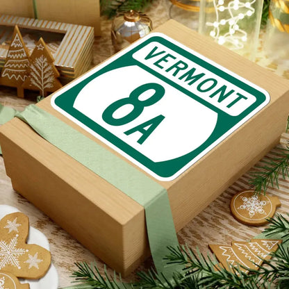 Vermont 8A (Vermont) (Road Sign) STICKER Vinyl Kiss-Cut Decal - The Sticker Space
