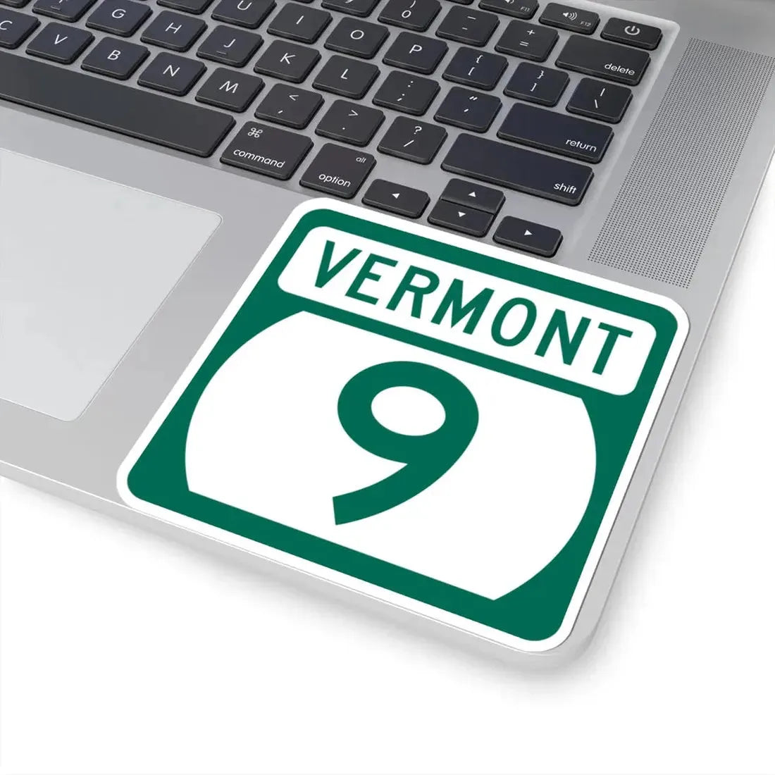 Vermont 9 (Vermont) (Road Sign) STICKER Vinyl Kiss-Cut Decal - The Sticker Space