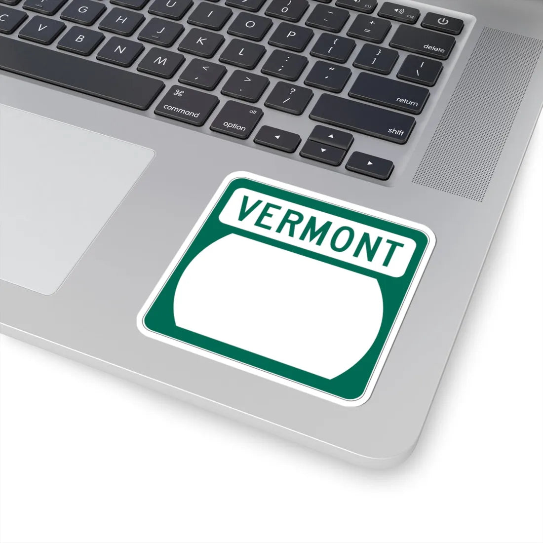 Vermont blank border (Vermont) (Road Sign) STICKER Vinyl Kiss-Cut Decal - The Sticker Space