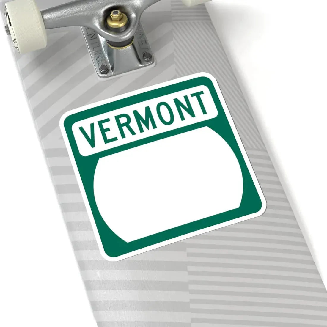 Vermont blank (Vermont) (Road Sign) STICKER Vinyl Kiss-Cut Decal - The Sticker Space