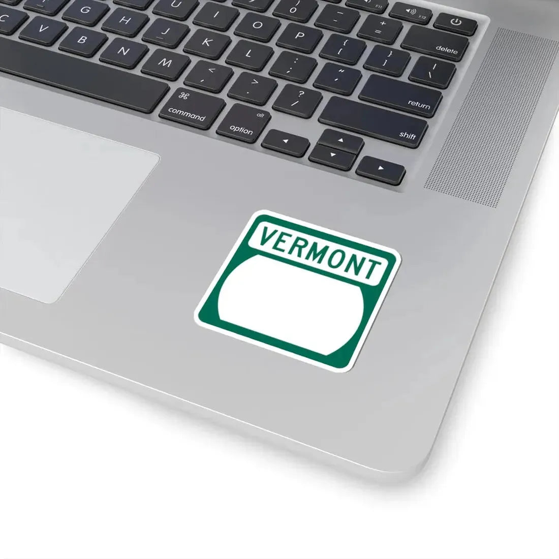 Vermont blank (Vermont) (Road Sign) STICKER Vinyl Kiss-Cut Decal - The Sticker Space
