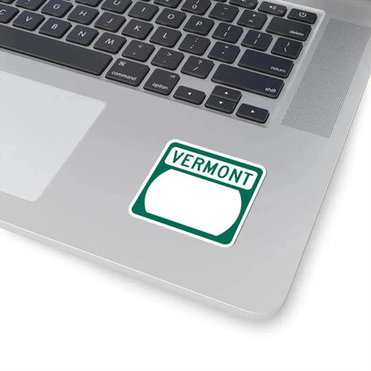 Vermont blank (Vermont) (Road Sign) STICKER Vinyl Kiss-Cut Decal - The Sticker Space