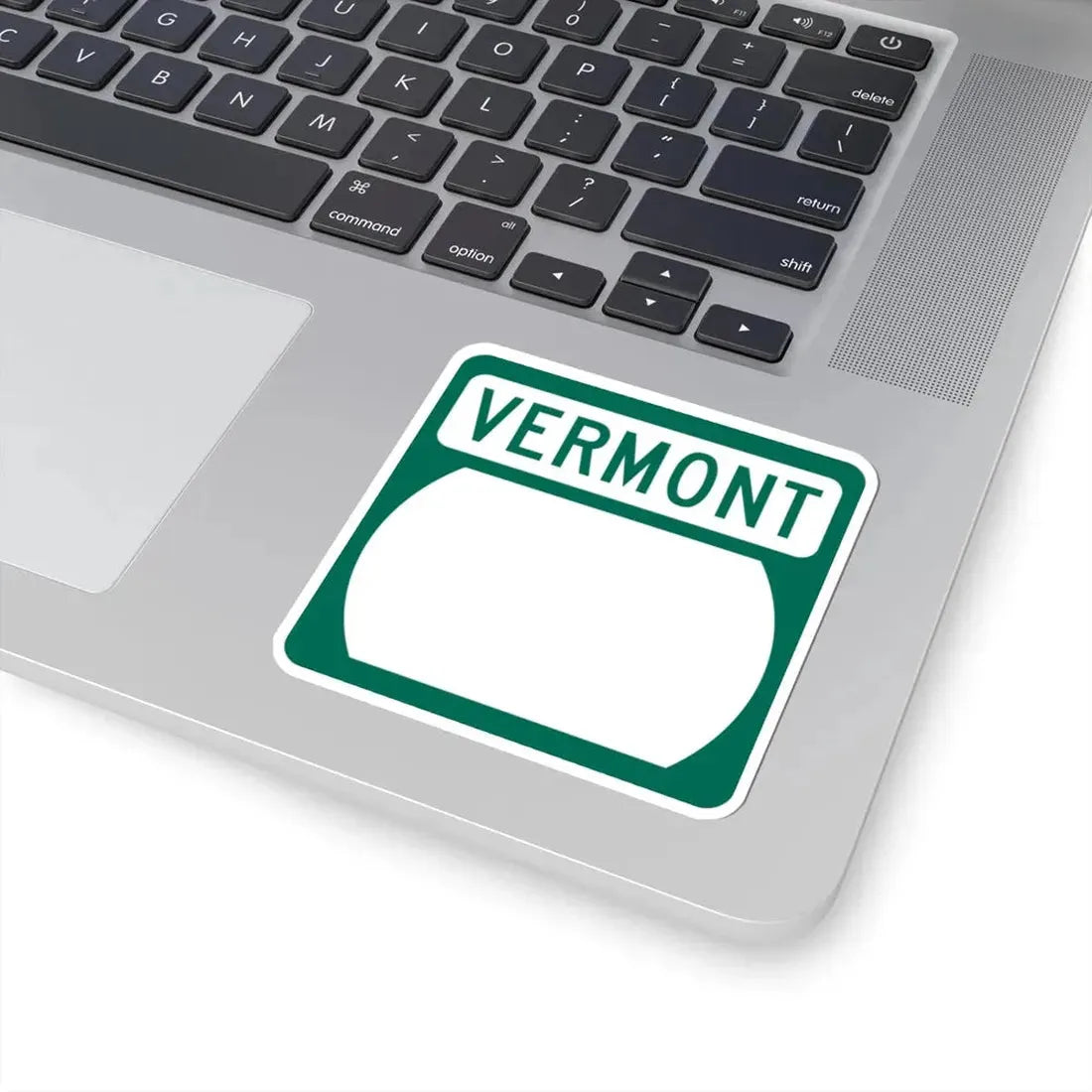 Vermont blank (Vermont) (Road Sign) STICKER Vinyl Kiss-Cut Decal - The Sticker Space