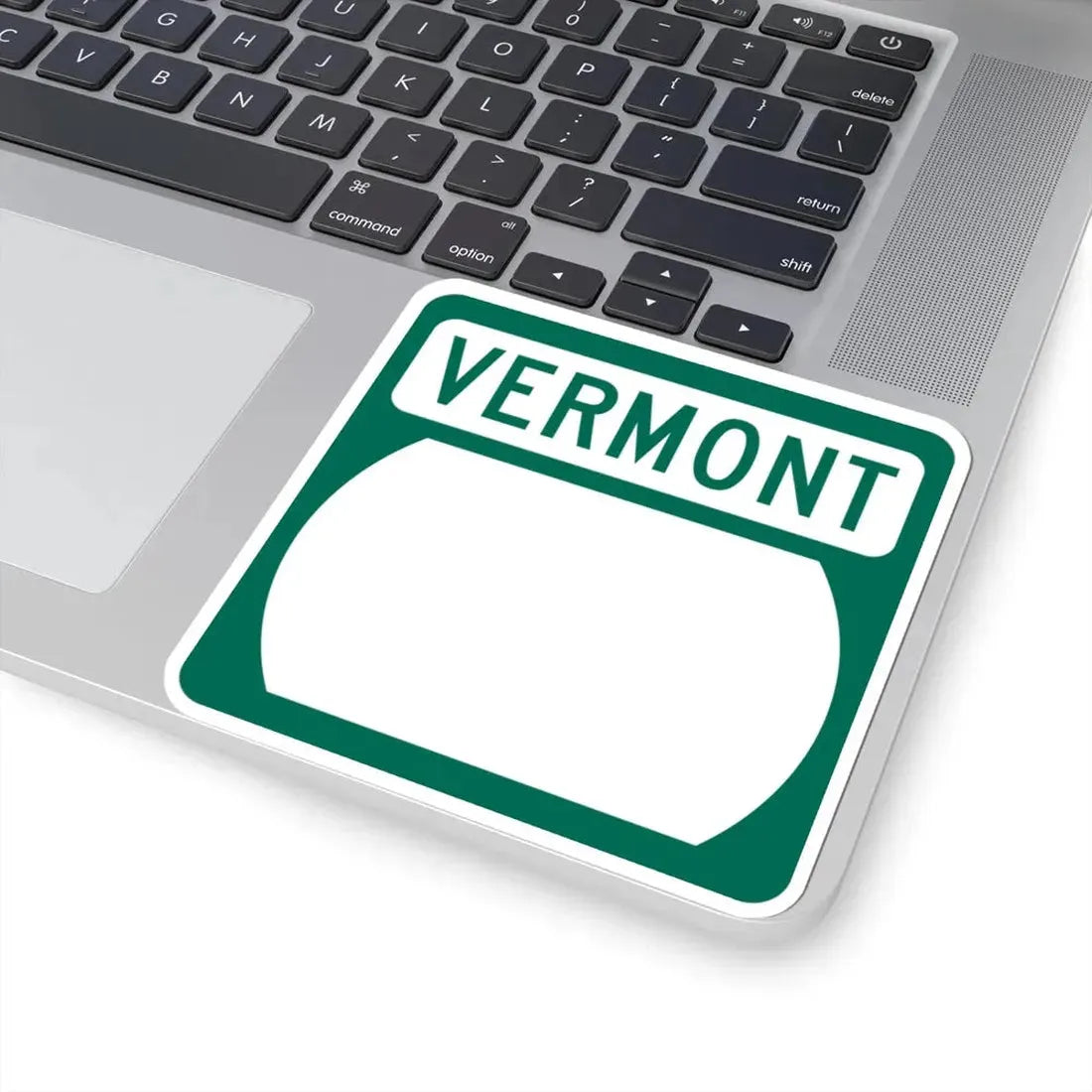 Vermont blank (Vermont) (Road Sign) STICKER Vinyl Kiss-Cut Decal - The Sticker Space