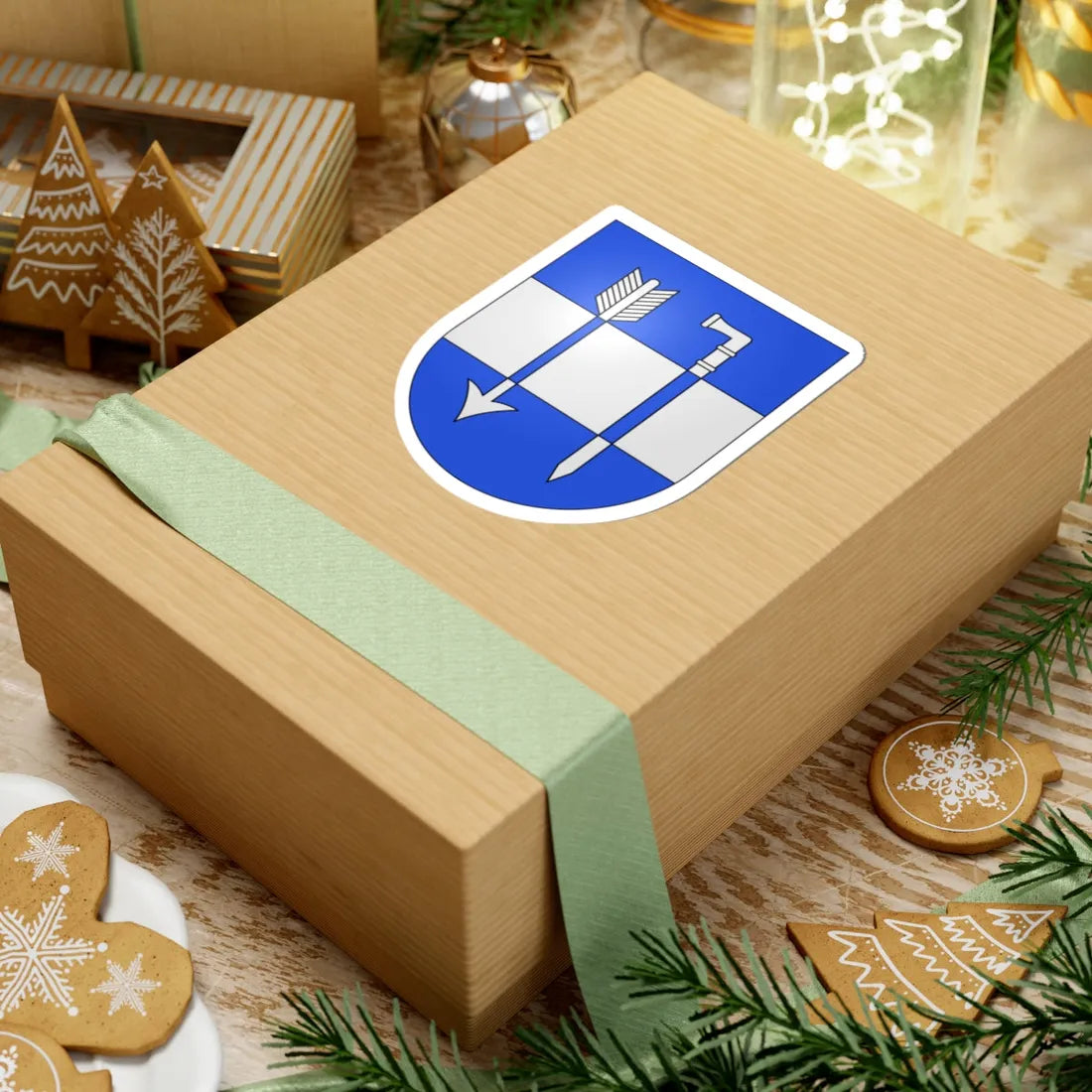 Vernate-coat of arms (Switzerland) (Coat of Arms) STICKER Vinyl Kiss-Cut Decal - The Sticker Space