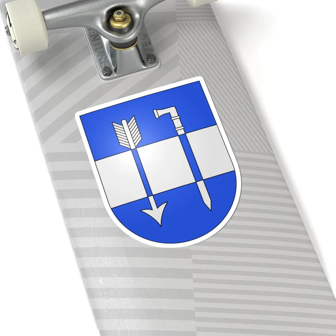 Vernate-coat of arms (Switzerland) (Coat of Arms) STICKER Vinyl Kiss-Cut Decal - The Sticker Space