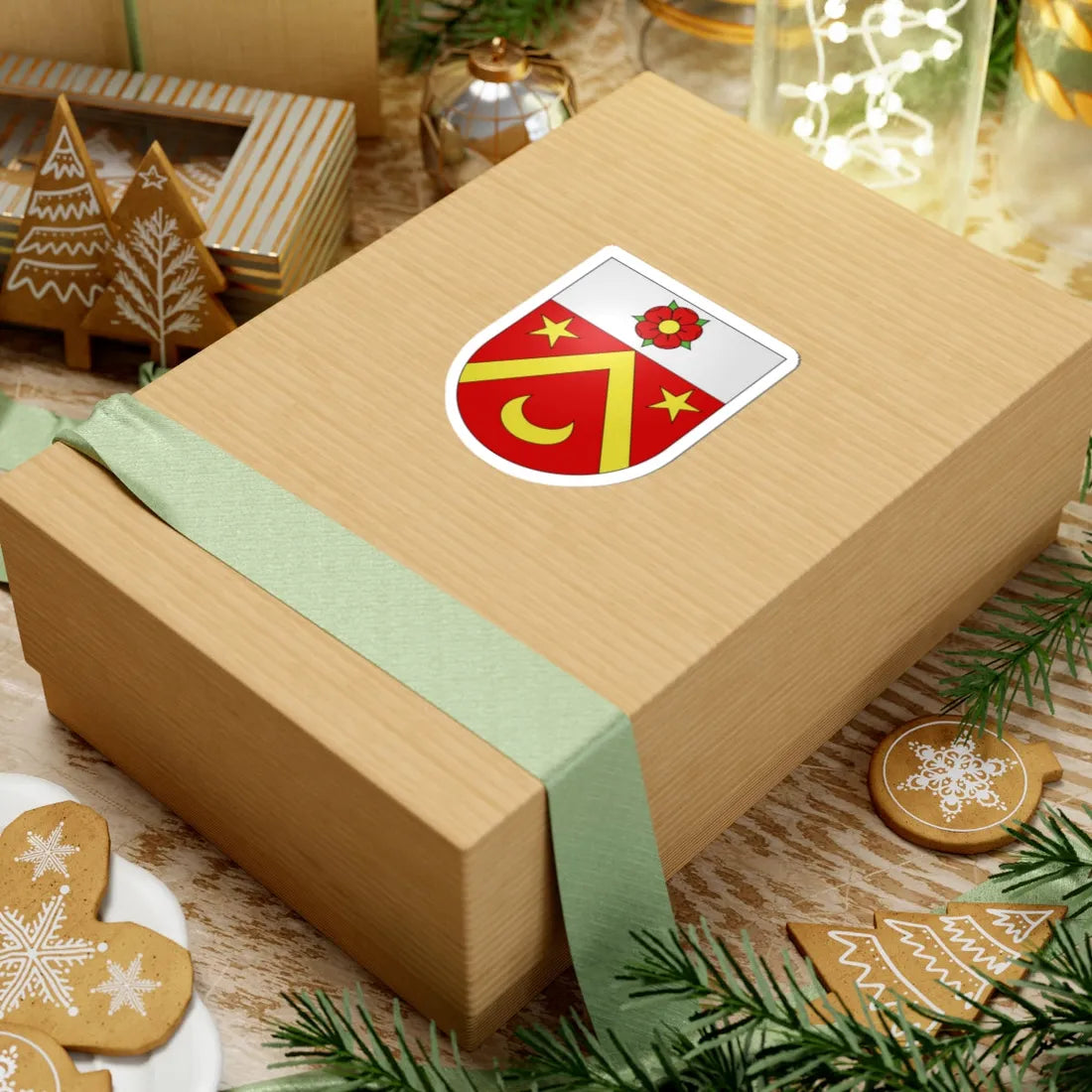 Vernay-coat of arms (Switzerland) (Coat of Arms) STICKER Vinyl Kiss-Cut Decal - The Sticker Space