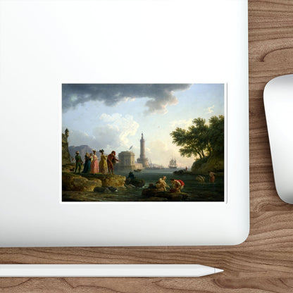 VERNET, Claude-Joseph - A Sea-Shore (Artwork) STICKER Vinyl Die-Cut Decal-The Sticker Space