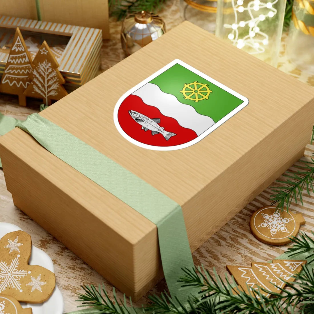 Vernier-coat of arms (Switzerland) (Coat of Arms) STICKER Vinyl Kiss-Cut Decal - The Sticker Space