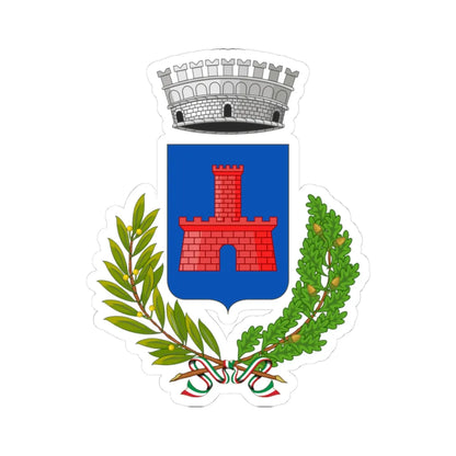 Vernio-Stemma (Italy) (Coat of Arms) STICKER Vinyl Kiss-Cut Decal 3 Inch White - The Sticker Space