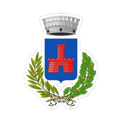 Vernio-Stemma (Italy) (Coat of Arms) STICKER Vinyl Kiss-Cut Decal 6 Inch White - The Sticker Space