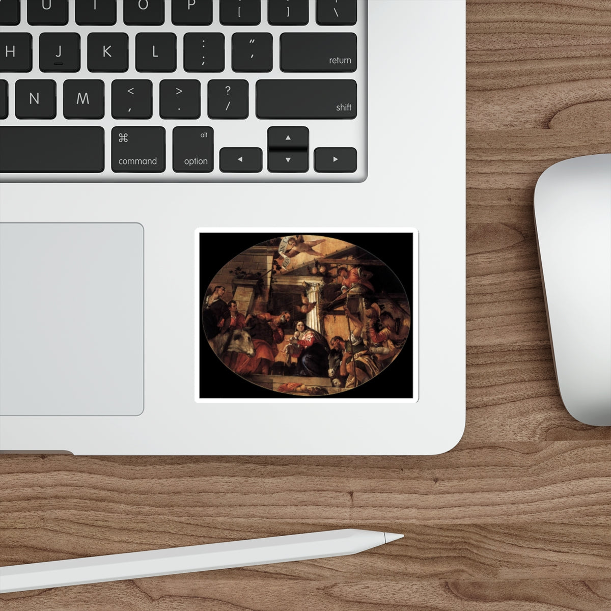 VERONESE, Paolo - Adoration of the Shepherds2 (Artwork) STICKER Vinyl Die-Cut Decal-The Sticker Space