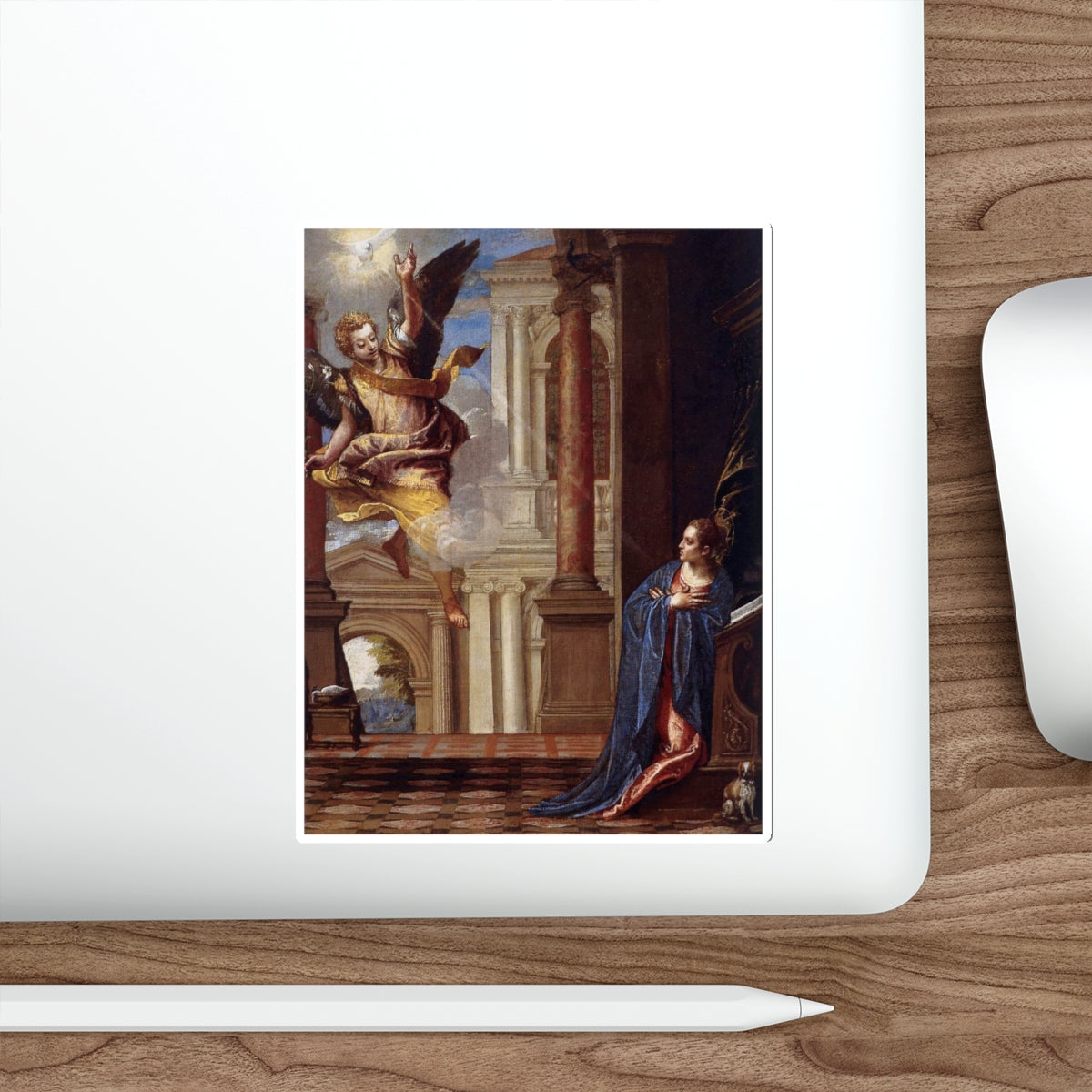 VERONESE, Paolo - Annunciation_2 (Artwork) STICKER Vinyl Die-Cut Decal-The Sticker Space