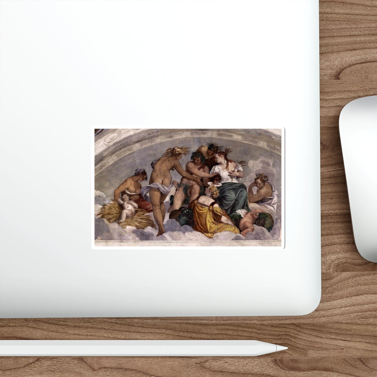 VERONESE, Paolo - Bacchus and Ceres (Artwork) STICKER Vinyl Die-Cut Decal-The Sticker Space