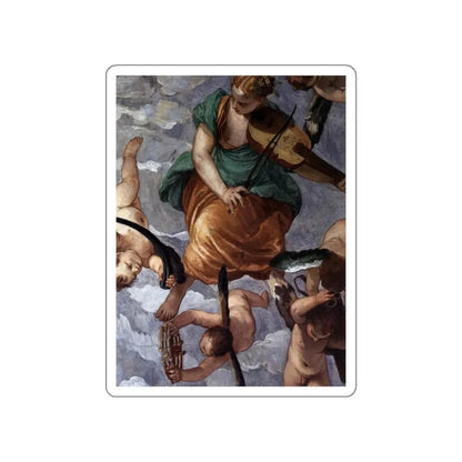 VERONESE, Paolo - Bacchus, Vertumnus and Saturn (detail) (Artwork) STICKER Vinyl Die-Cut Decal White Die-Cut 2 Inch - The Sticker Space