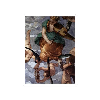 VERONESE, Paolo - Bacchus, Vertumnus and Saturn (detail) (Artwork) STICKER Vinyl Die-Cut Decal White Die-Cut 6 Inch - The Sticker Space