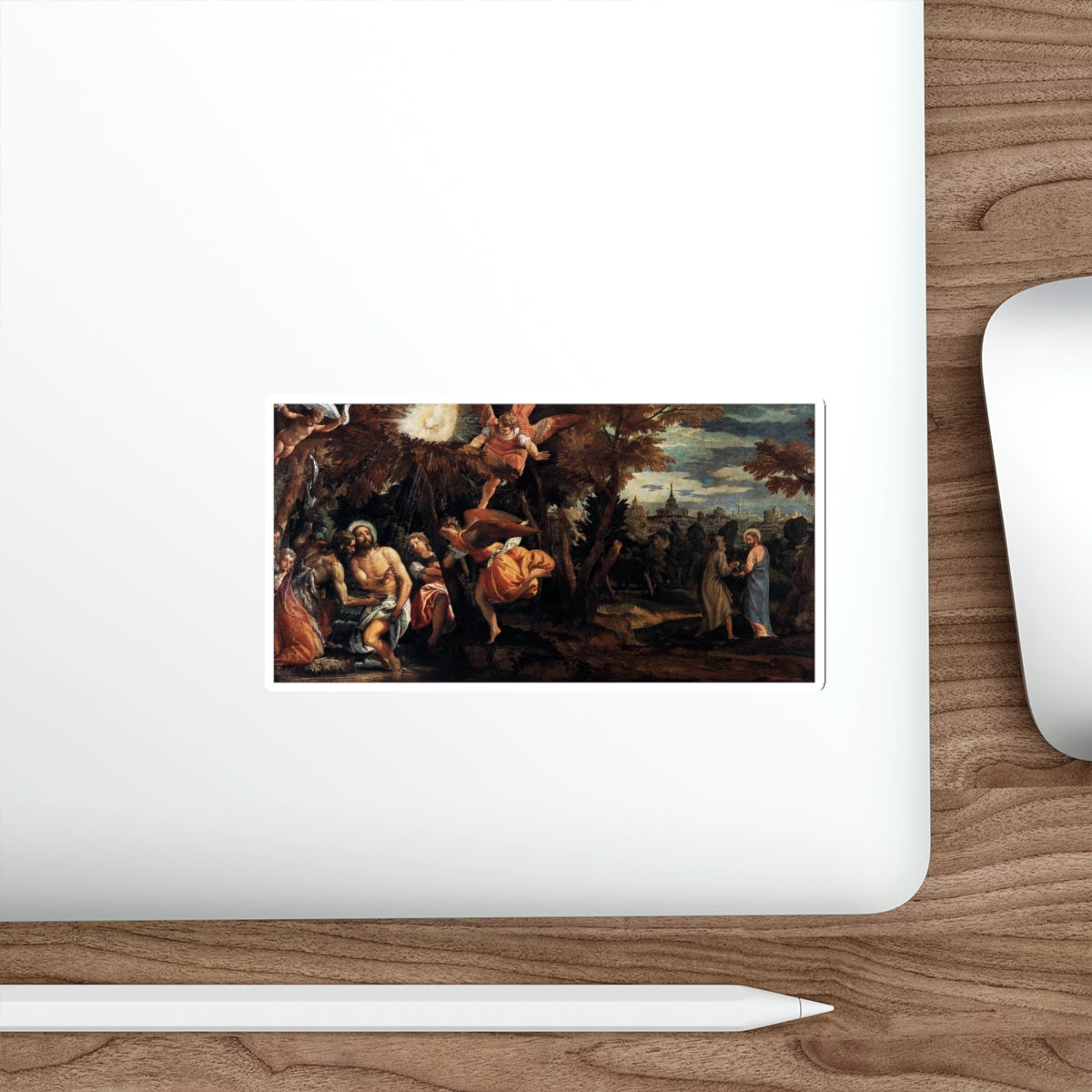 VERONESE, Paolo - Baptism and Temptation of Christ (Artwork) STICKER Vinyl Die-Cut Decal-The Sticker Space