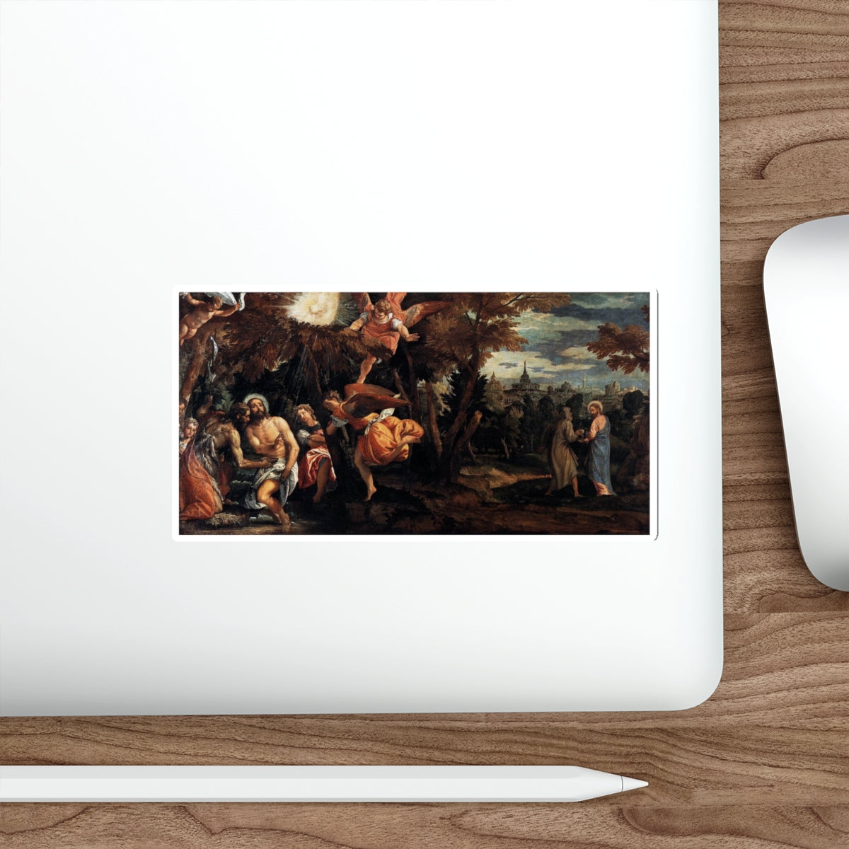 VERONESE, Paolo - Baptism and Temptation of Christ (Artwork) STICKER Vinyl Die-Cut Decal-The Sticker Space