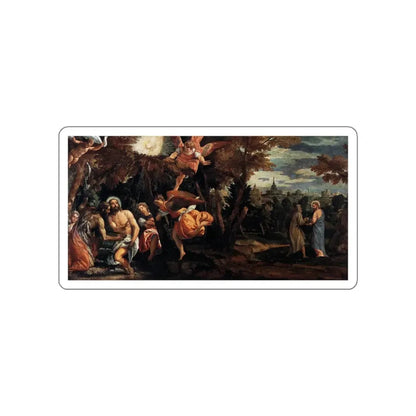 VERONESE, Paolo - Baptism and Temptation of Christ (Artwork) STICKER Vinyl Die-Cut Decal White Die-Cut 6 Inch - The Sticker Space