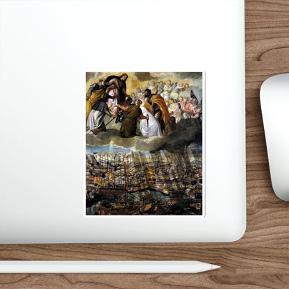 VERONESE, Paolo - Battle of Lepanto (Artwork) STICKER Vinyl Die-Cut Decal-The Sticker Space